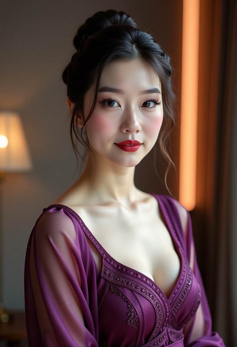 夜自习灯火